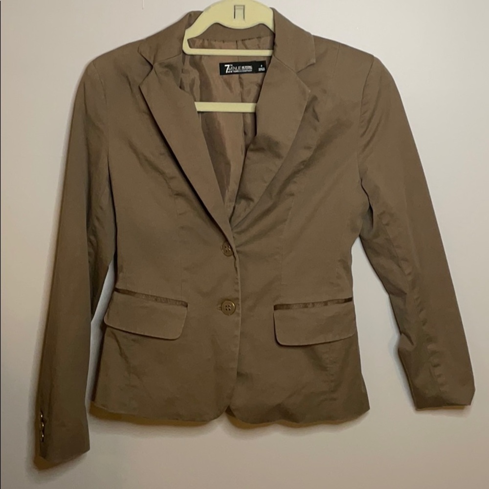Brown blazer
